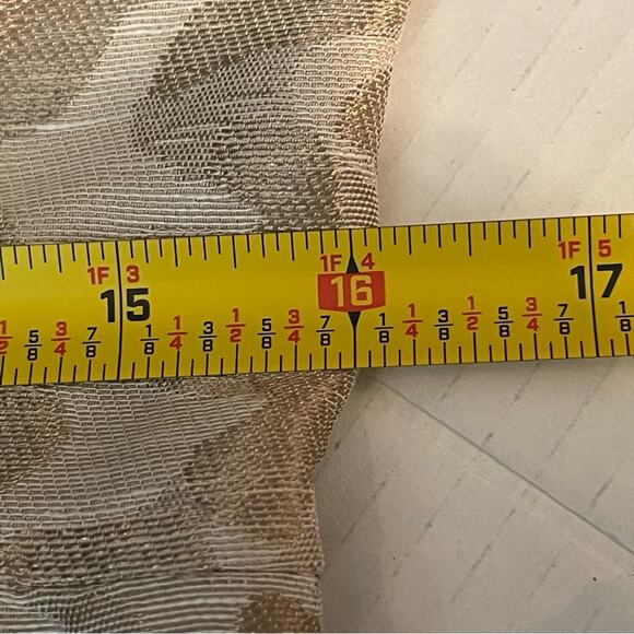 Anthropologie Etcetera Metallic Gold FairyCore Glam Dress NWT Size 6 - Picture 11 of 12